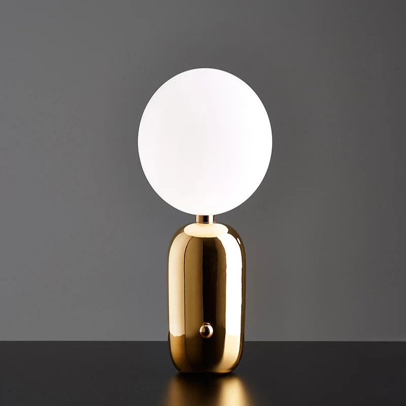 Bedlamp Metaal Glas Modern Design – Pulsaris
