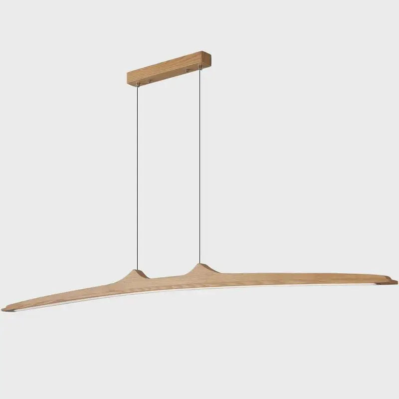 Suspension minimaliste en noyer pour salle à manger – Armonique