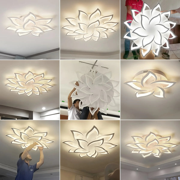 Plafonnier Acrylique Moderne Dimmable pour Salon/Chambre – Caeleste