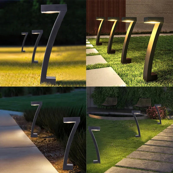 Lampes Solaires de Jardin Contemporaines Étanches – Célestion