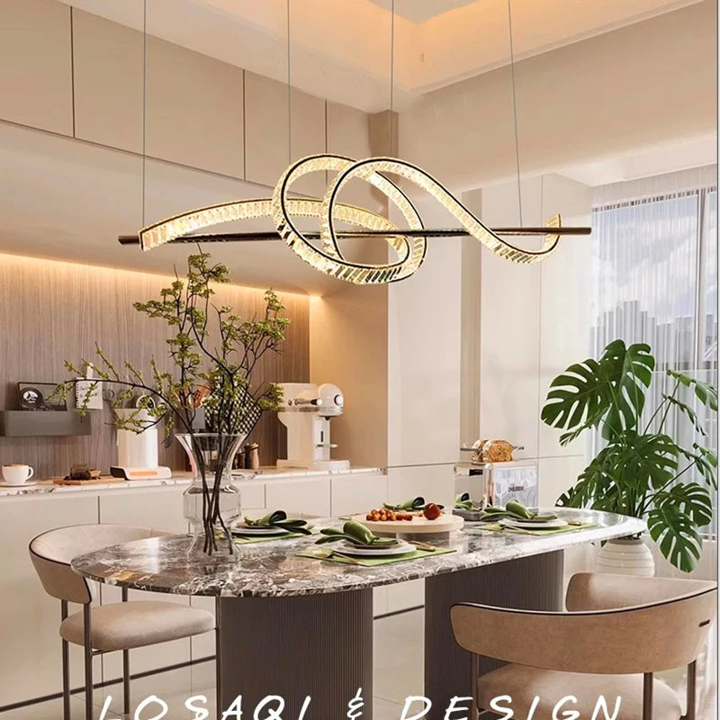 Lustre en Cristal Moderne pour Salon – Cristarion