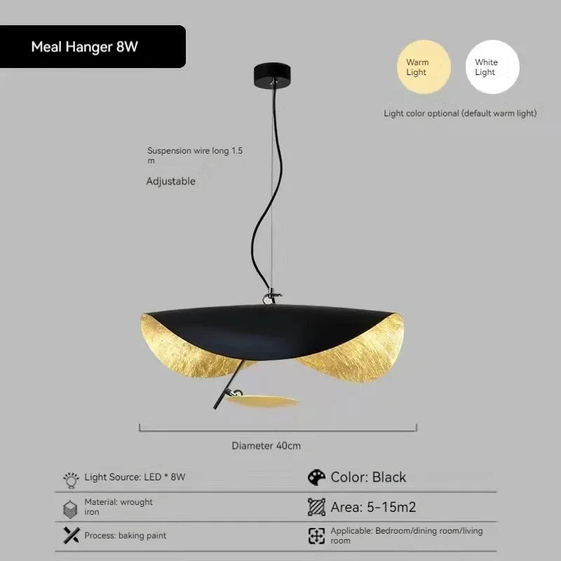 Modern LED-hanglamp in legering voor woonkamer en restaurant – Orluxia