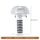 Modern Black and White Pendant Lamp for Living Room – Zébrano