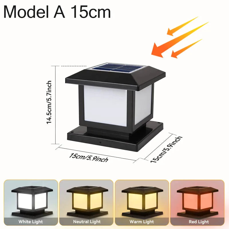 Lampe à poser solaire d'extérieur étanche moderne – Solaira