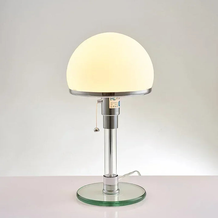 Lampe de bureau design nordique en verre et métal – Orinox