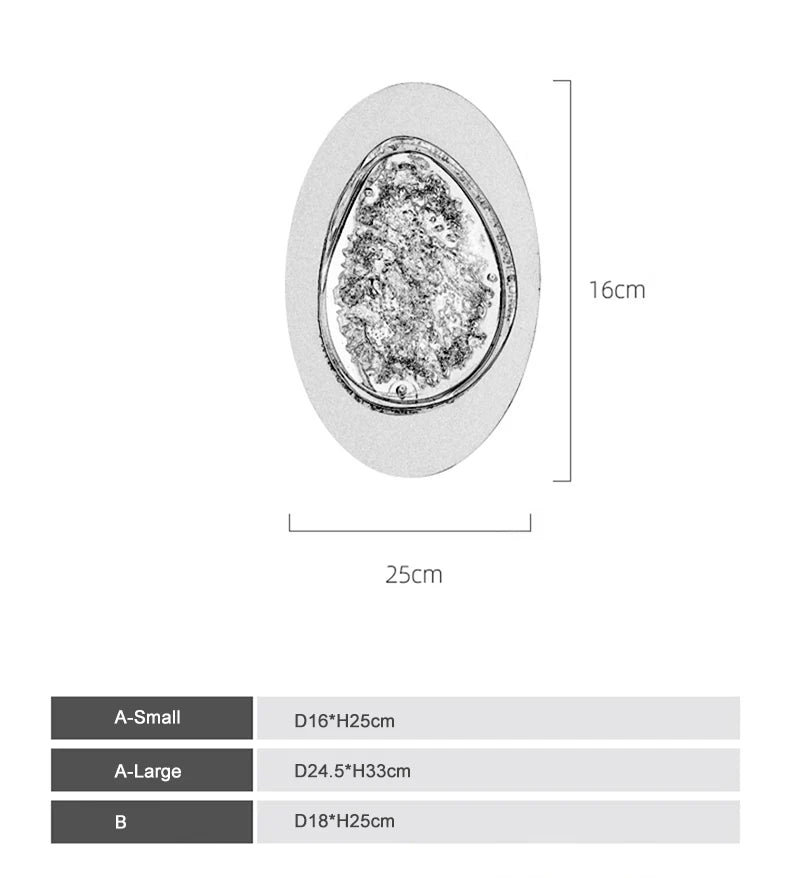 Applique Murale Art Déco en Acrylique pour Chambre – Séréniteia