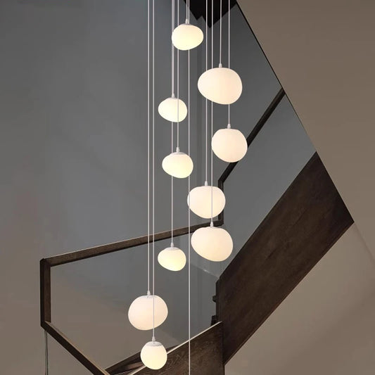 Lustre moderne en alliage pour salons et escaliers – Orialys