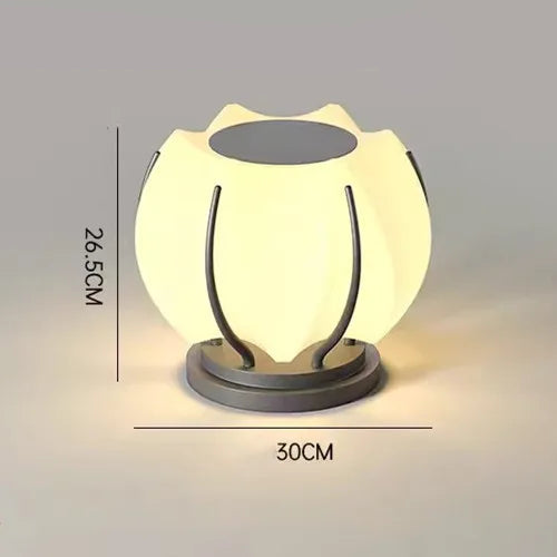 Lampe Solaire d'Extérieur en Acier Inoxydable – Soléclat