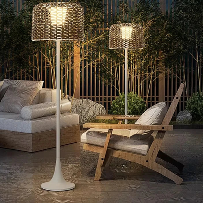 Tuinlamp voor buiten in gevlochten metaal – Verilum