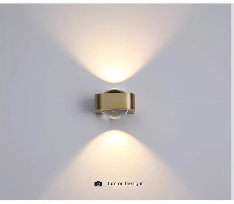 Applique murale moderne en acier inoxydable – Célestorio