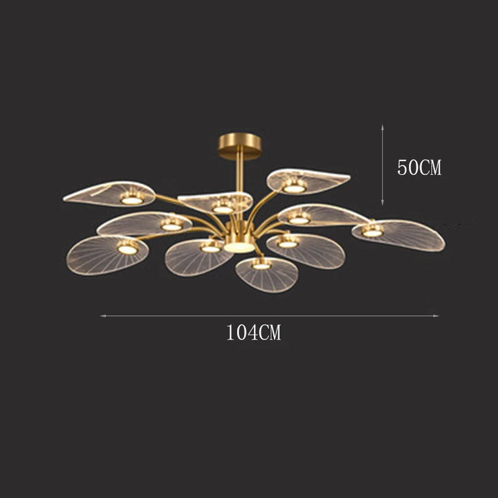 Suspension LED moderne en acrylique pour salon – Armonique