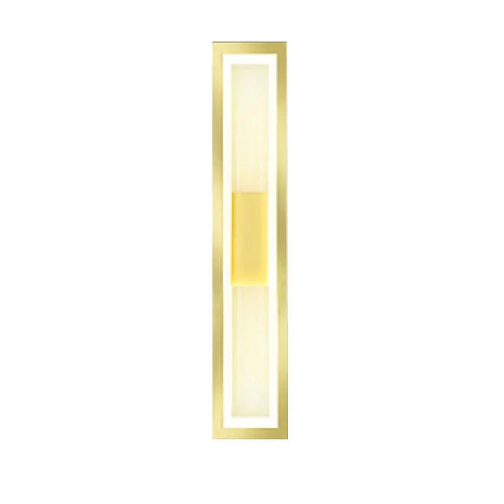 Applique Murale LED Étanche Moderne en Aluminium Doré – Vivarise