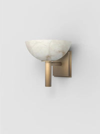 Applique murale en marbre et cuivre pour chambre – Ciraluce