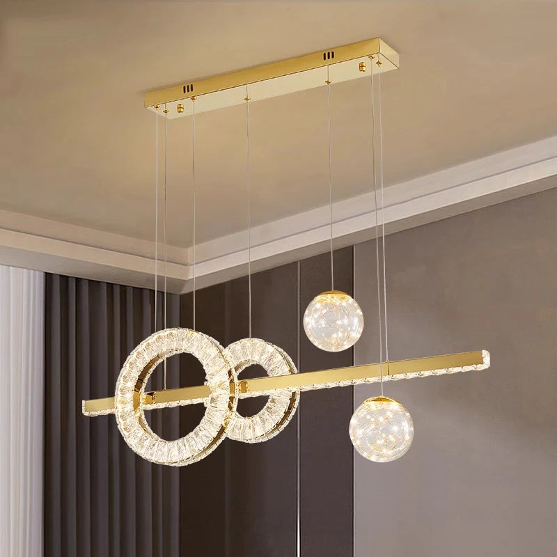 Moderne kristallen kroonluchter voor woonkamer – Cristarène