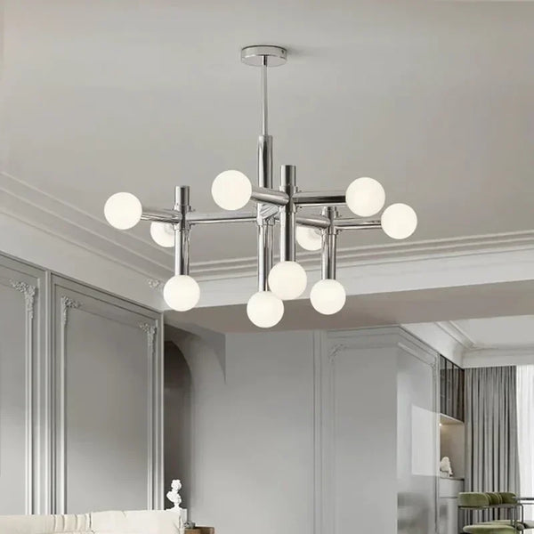 Lustre en Verre Style Nordique pour Salon – Seraphine