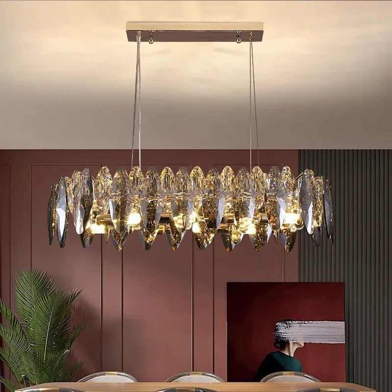 Suspension en cristal pour salon et chambre – Cristarôme