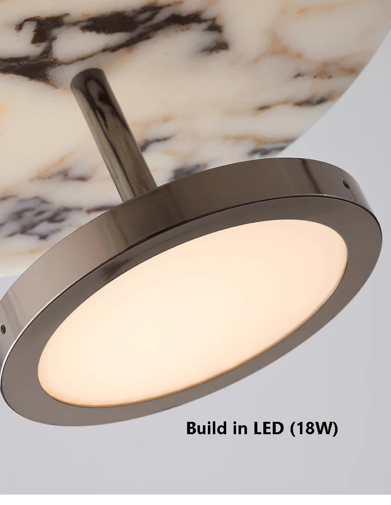 Suspension en pierre naturelle noire pour chambre – Noctura