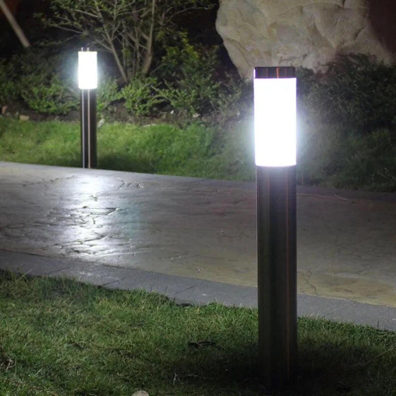Lampadaire lumineuse extérieure en acier inoxydable – Célestar