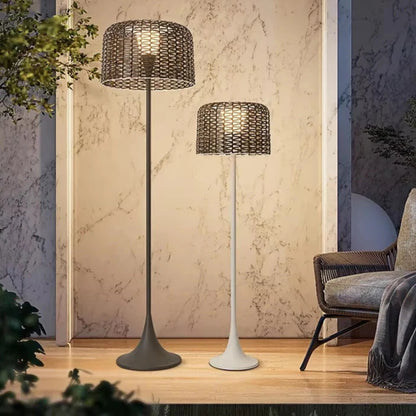 Tuinlamp voor buiten in gevlochten metaal – Verilum