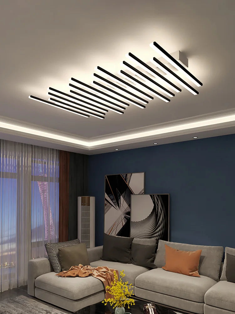 Kroonluchter Ijzer LED Semi-Flush Modern Design – Equinox