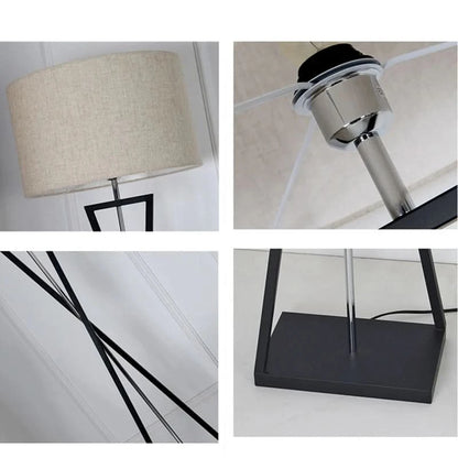 Premium Staande Lamp Ijzer & Zacht Stoffinish – Eleganza