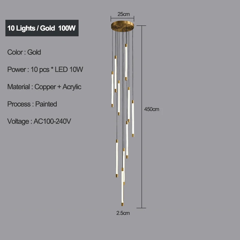 Trappenhuisklokje in koper voor Villa's en Hotels – Célestine