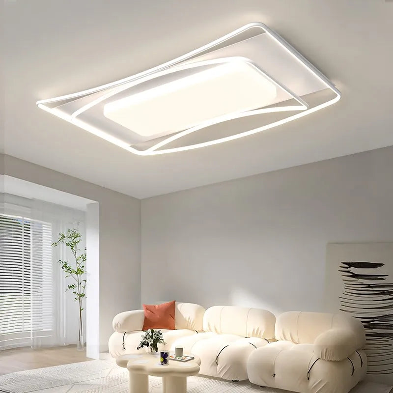 Plafondlamp Licht Architectonisch Design Witte Afwerking – Illéa