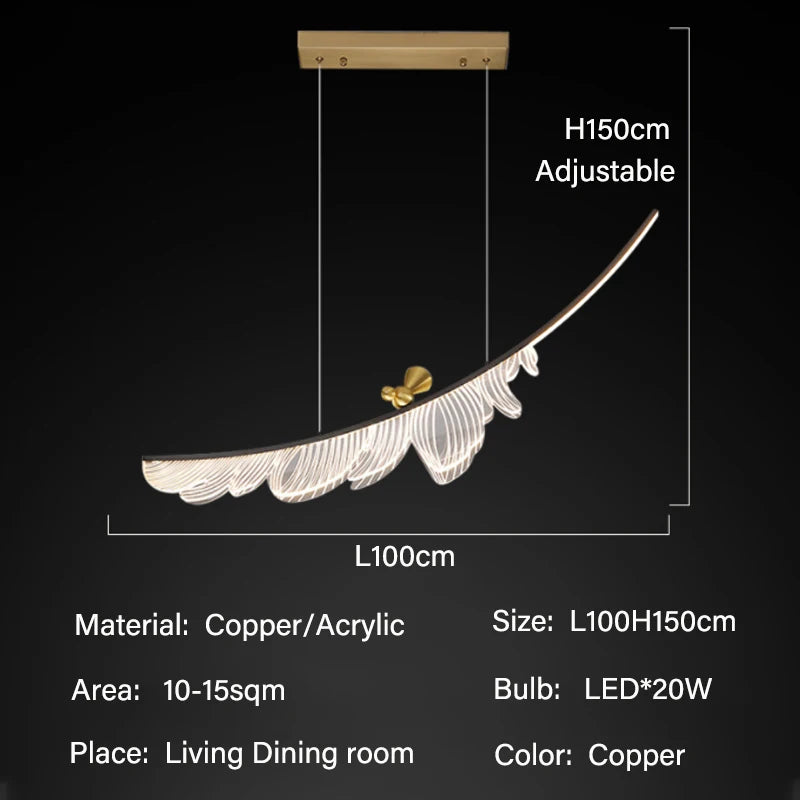 Moderne metalen hanglamp voor eetkamer – Arionel