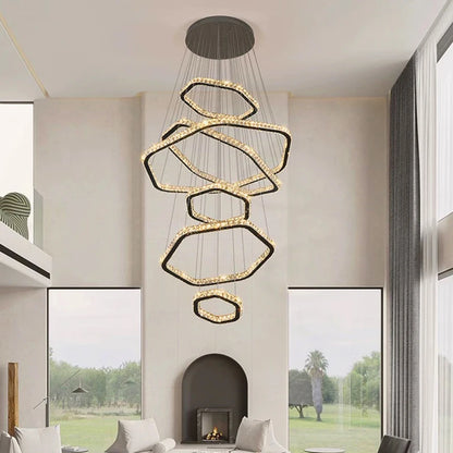 Chandelier Crysta detail view | Luxarmonie