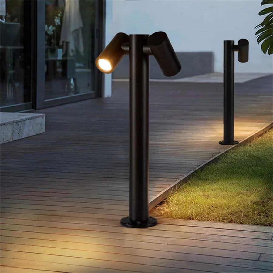 Lampadaire de jardin moderne en aluminium – Sylvaria