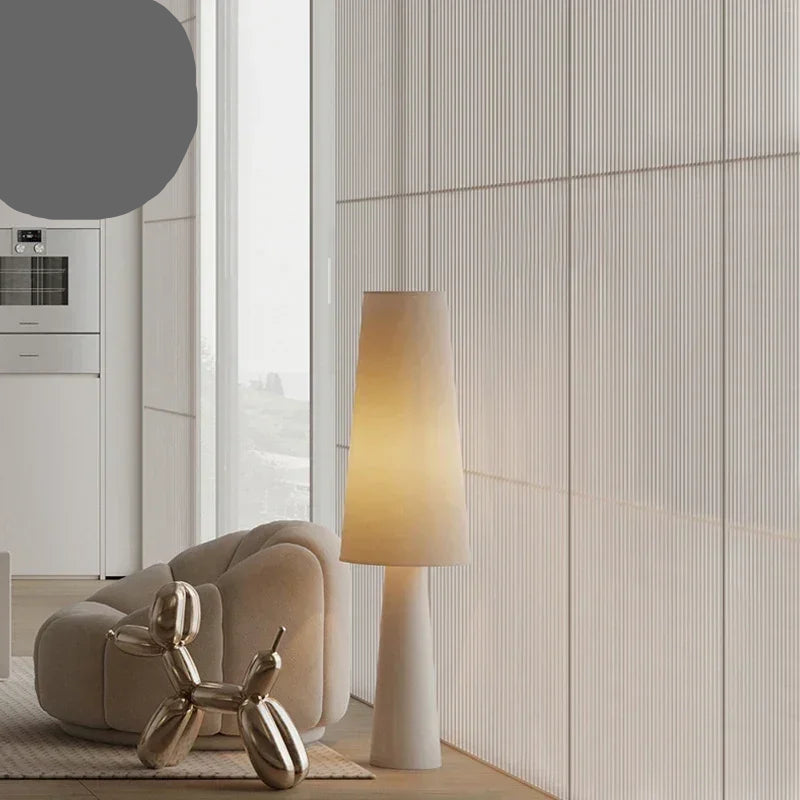 Lampe sur pied en tissu nordique pour salon – Aironde