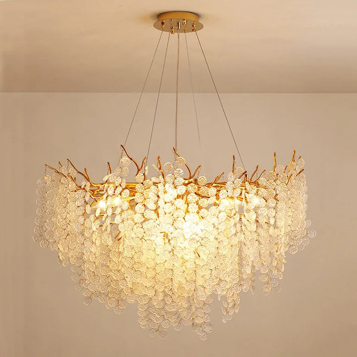 Lustre Cristal Moderne pour Salle à Manger – Crystalline