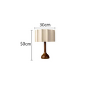 Houten vloerlamp in Wabi-Sabi stijl voor de woonkamer – Armonique