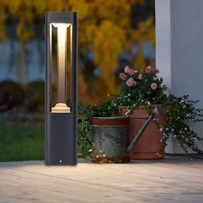 Borne LED extérieure en aluminium pour jardin – Aluminar