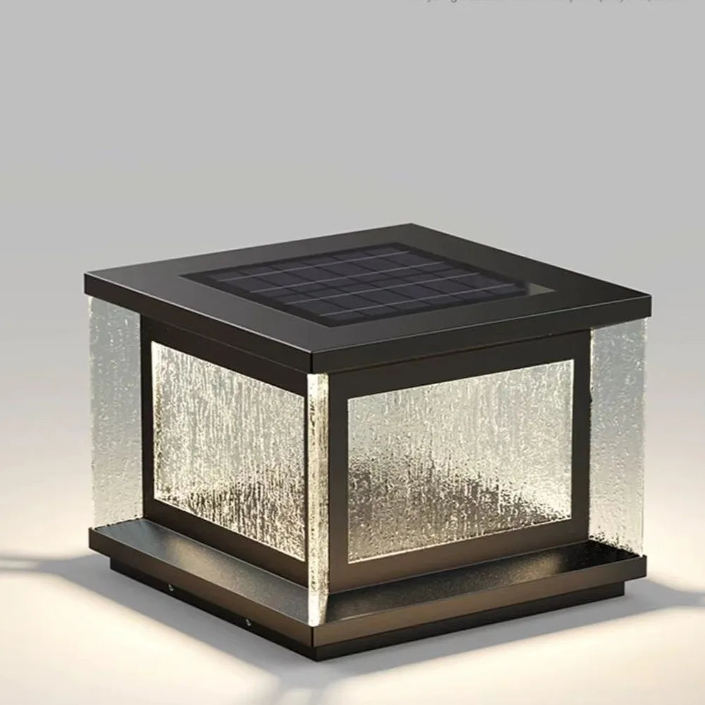 Lampadaire solaire extérieur étanche style néo-chinois – Zolaris