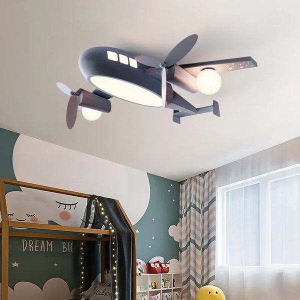 Plafonnier en bambou pour chambre d'enfant – Aerolys