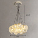 Modern glass pendant light for dining room – Célestine