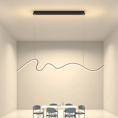 Moderne Zwarte LED Hanglamp voor Interieurs – Caelux