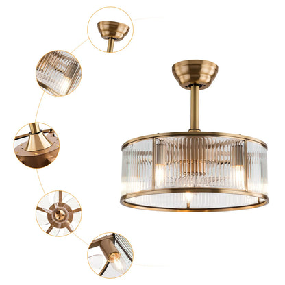 Industriële goudkleurige messing plafondlamp voor keuken – Artéor