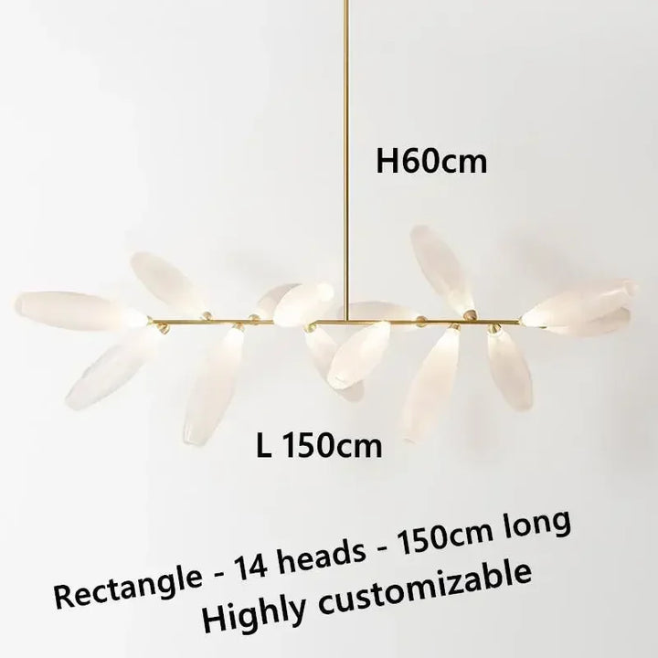 Suspension LED en verre design nordique pour salle à manger – Estelara