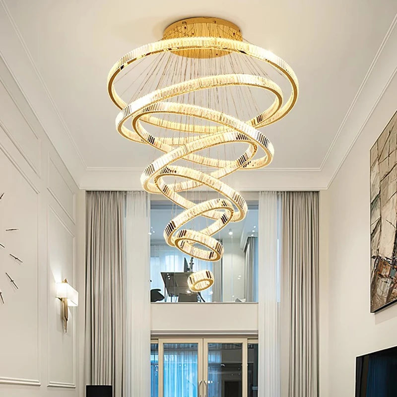 Suspension moderne en cristal pour salle à manger – Cristarion