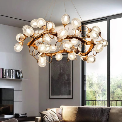 Moderne LED Hanglamp van Legering voor Woonkamer – Circlux