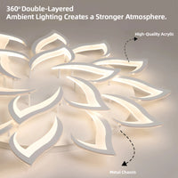 Plafonnier Acrylique Moderne Dimmable pour Salon/Chambre – Caeleste