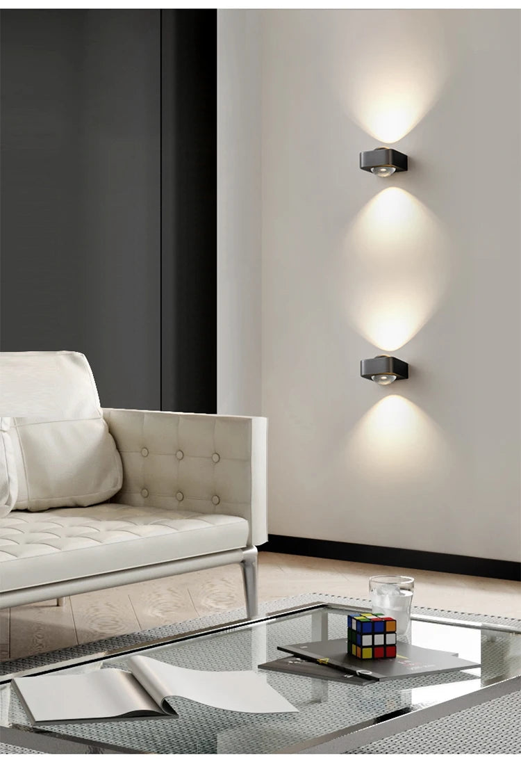 Applique murale moderne en acier inoxydable – Célestorio