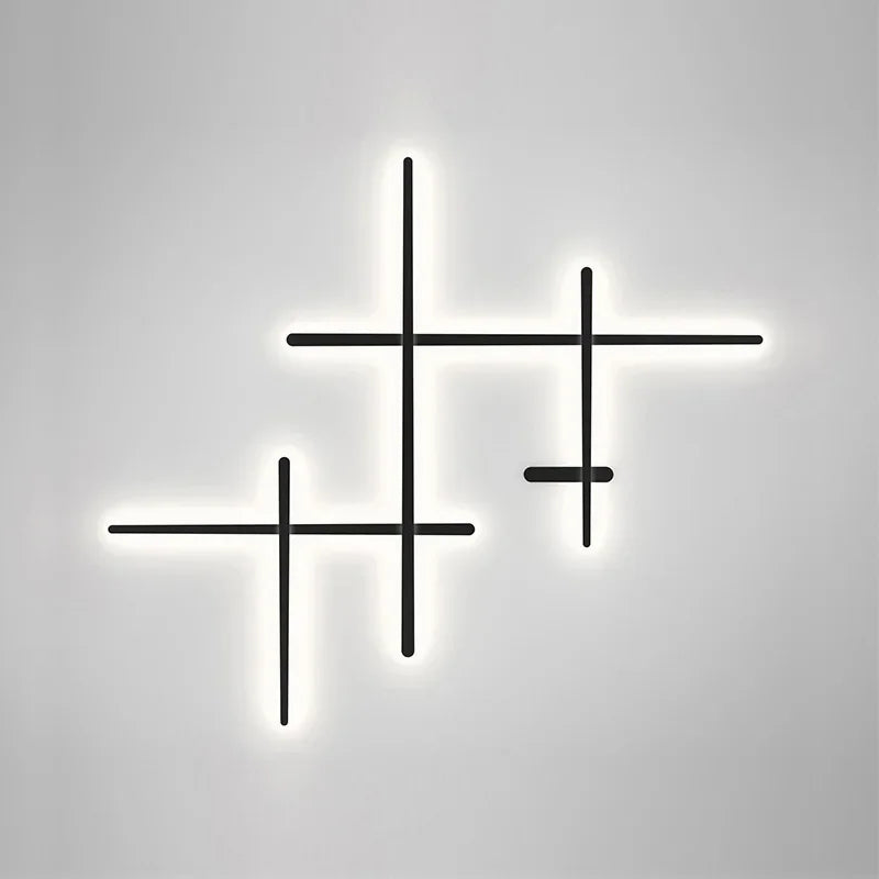 Applique Murale LED Minimaliste Noire ou Blanche pour Salon – Néoléa