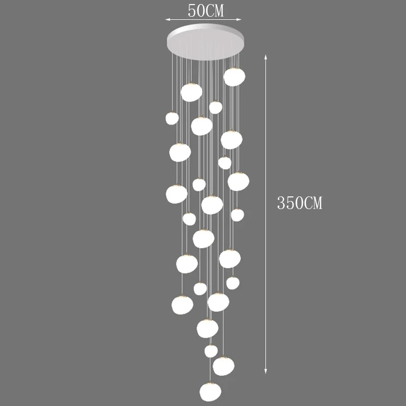 Suspension moderne en alliage pour salon – Heliora