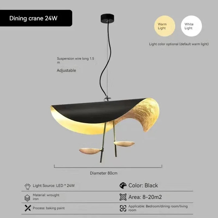 Suspension LED moderne en alliage pour salon et restaurant – Orluxia