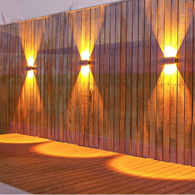 Applique murale solaire LED moderne pour jardin – Solastre