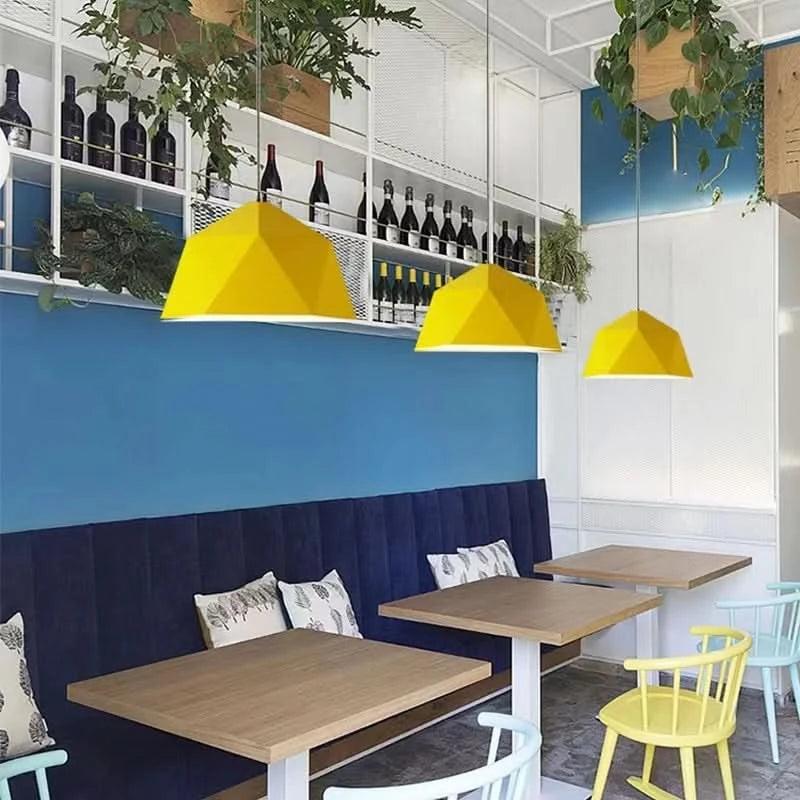 Lampe Suspendue Type Loft avec Abat-jours Vifs et Colorés – Pop