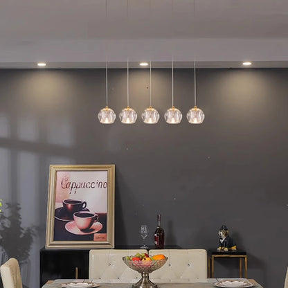 Moderne Kristallen Hanglamp voor Woonkamer – Crystalline